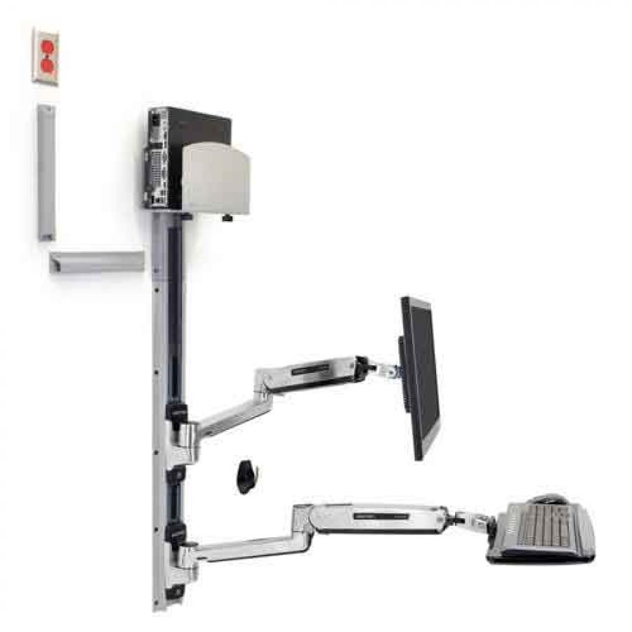 Ergotron LX Sit Stand Wall Mount System price in hyderabad