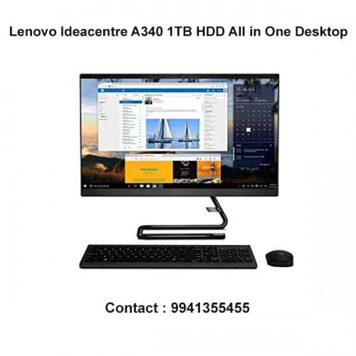 Lenovo Ideacentre A340 1TB HDD All in One Desktop Price in Hyderabad, telangana