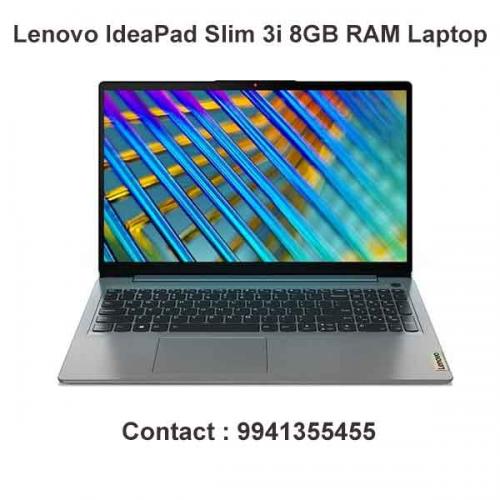 Lenovo IdeaPad Slim 3i 8GB RAM Laptop Price in Hyderabad, telangana